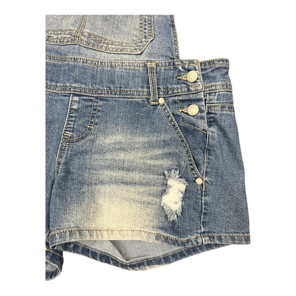 Blue Spice Womens Juniors sz 9 Overalls Shortalls y2k Style Streetwear - Picture 7 of 7
